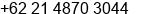 Fax number of Mr. Paris M at Jakarta