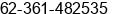 Fax number of Mr. Timothy Winarto at Denpasar