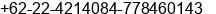 Fax number of Mr. Sonson Garsoni, IR at Bandung Jawa Barat