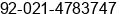 Fax number of Mr. Shahzad sajee at karachi