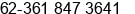 Fax number of Mr. Hariyadi at Denpasar