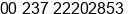 Fax number of Mr. Emile Dale at YaoundÃ©