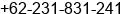 Fax number of Mr. MULYADI/ TAN HAN SIOK or RICKY TAN at LOSARI, BREBES, CIREBON