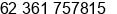 Fax number of Mr. RAYMOND W. M. at Denpasar