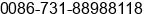 Fax number of Mr. Rosson Liu at Changsha