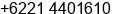 Fax number of Mr. Acong at jakarta