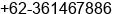 Fax number of Mr. Wayan Diana at Denpasar