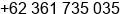 Fax number of Mrs. lisa at Denpasar