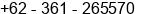 Fax number of Ms. Mella at Denpasar