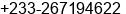 Fax number of Mr. NANA SAMUEL at Accra-Ghana