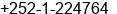 Fax number of Mr. XAJI XAJI CABDI at MOGADISHU