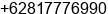 Mobile number of Mr. Cipto Ho at Lippo Karawaci Utara