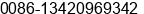 Mobile number of Ms. Alicia Fan at Shenzhen