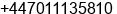 Mobile number of Dr. HARRISON BRIGGS at London