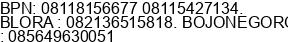 Mobile number of Mr. BPN: RETNO/IRZA BLORA : Eko Teguh. BOJONEGORO : Atik at BALIKPAPAN