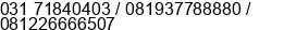 Mobile number of Mr. Ajay lambono at sidoarjo