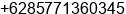 Mobile number of Mr. Sales Audisot at Jakarta