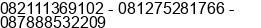 Mobile number of Mr. Yandri Adriman at Jakarta