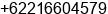 Phone number of Mr. Ariyanto Kartika at Jakarta