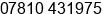 Phone number of Mr. John Cronk at Birchington