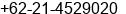 Phone number of Mr. Arthur Tumbel at Jakarta