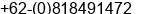 Phone number of Mr. Nixon Ray at Bogor