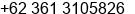 Phone number of Mr. RAYMOND WESLEY MANURUNG at Denpasar