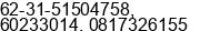 Phone number of Mrs. Donna at SURABAYA