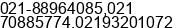 Phone number of Mr. Charlie at Bekasi