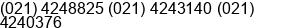 Phone number of Mr. Sammuel at Jakarta