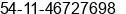 Phone number of Mr. Horacio H. Gaetano at Ciudad de Buenos Aires