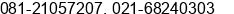 Phone number of Mr. Suryadi at jakarta