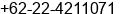 Phone number of Mr. Yudho P at Bandung