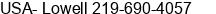 Phone number of Mr. David Sharp at Lowell