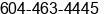 Phone number of Mr. Philip Brain at Maple Ridge