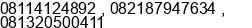 Phone number of Mr. MUCHTAR HIDAYAT at sorowako