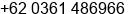 Phone number of Mr. wahyu widi at Denpasar