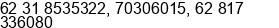 Phone number of Mr. Sundjoto - at Sidoarjo