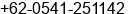 Phone number of Mrs. Dra. Amanda MSc. at Samarinda