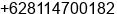 Phone number of Mrs. Eliane Gross at Paperu /Pulau Saparua